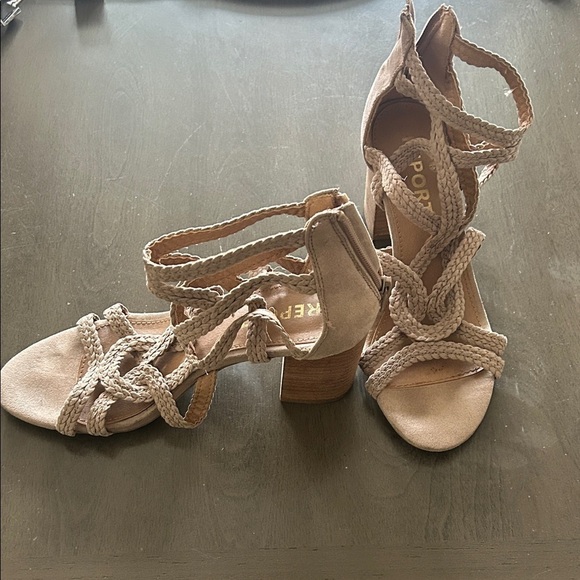 Report Braided Tan Heels - Picture 2 of 6